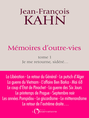 cover image of Mémoires d'outres-vies (tome 1)
